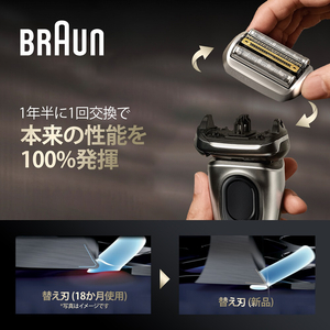 ブラウン 4枚刃シェーバー(洗浄器付) オリジナル シリーズ9PRO+ ブラック 9560CC-V-イメージ7