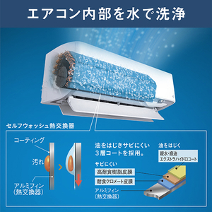 ダイキン 「工事代金別」 10畳 フィルター自動清掃 省エネハイパワーエアコン e angle select Aシリーズ ATA28ASE6-WS-イメージ20