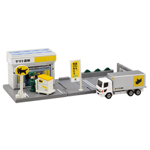 タカラトミー トミカタウン ヤマト運輸営業所(トミカ、配達員、小物付き) ﾄﾐｶﾀｳﾝﾔﾏﾄｳﾝﾕｴｲｷﾞﾖｳｼﾖ-イメージ1