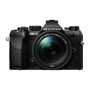 OM SYSTEM デジタル一眼カメラ・14-150mm IIキット OM-5 Mark II ブラック OM-5MARKII14-150MMKITBLK-イメージ1