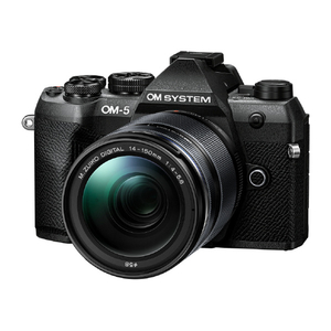 OM SYSTEM デジタル一眼カメラ・14-150mm IIキット OM-5 Mark II ブラック OM-5MARKII14-150MMKITBLK-イメージ2