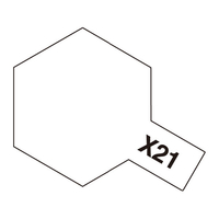 タミヤ エナメル X-21 フラットベース TｴﾅﾒﾙX21N