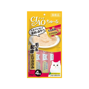 いなば CIAO ちゅーる 毛玉配慮とりささみ 14g×4P F032689-SC-104-イメージ1