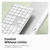 Satechi Sastechi Slim EX3 Wireless Keyboard US Layout (S-EN)シルバー PST-KEX3S-EN-イメージ9