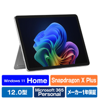 マイクロソフト Surface Pro 12インチ(Snapdragon X Plus/16GB/256GB) Surface Pro プラチナ EP2-27651
