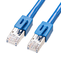 サンワサプライ カテゴリ6STP LANケーブル(1m) ブルー KB-T6STP-01BL