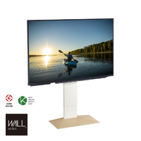 ナカムラ ～80V型対応 WALLテレビスタンド V3 ロータイプ EQUALS・WALLシリーズ ホワイトオークベース WLTVB5W32