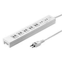 サンワサプライ 電源タップ(2P・7個口・5m) TAP-F27-5K