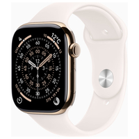 Apple Apple Watch Series 11 ゴールドチタニウムケースとライトブラッシュスポーツバンド - S/M MFD54J/A