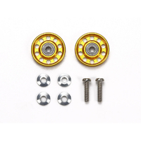 タミヤ 軽量13mmオールアルミベアリングローラー (ゴールド) T95704ｱﾙﾐﾍﾞｱﾘﾝｸﾞﾛ-ﾗ-GOLD