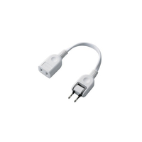 エレコム ACアダプタ用電源延長コード(1個口) ホワイト T-ADR1WH