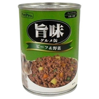 ペットプロジャパン ペットプロ 旨味グルメ ビーフ&野菜味 375g ﾍﾟﾂﾄﾌﾟﾛｳﾏﾐｸﾞﾙﾒﾋﾞ-ﾌﾔｻｲ375G