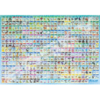 エンスカイ ポケットモンスター ジグソーパズル500ラージピース 【ガラル図鑑 No.001～No.400】500T-L28 AT500TL28ｶﾞﾗﾙｽﾞｶﾝ