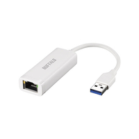 バッファロー Giga USB3．2 Gen1対応 有線LANアダプターType-A対応モデル ホワイト LUA6-U3-AGTE-WH