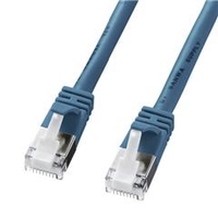 サンワサプライ ツメ折れ防止カテゴリ5eSTP LANケーブル（5m・ブルー） ブルー KB-STPTS-05BL