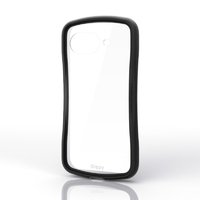 エレコム Google Pixel 10a用Grippy ハイブリッドケース フレームカラー 極限 背面ガラス ブラック PM-P261GRPFGKBK