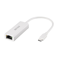 バッファロー Giga USB3．2 Gen1対応 有線LANアダプターType-C対応モデル ホワイト LUA6-U3-CGTE-WH
