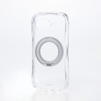 エレコム Google Pixel 10a用Grippy ハイブリッドケース 極限 MAGKEEP スタンド シルバー PM-P261GRSTKSV