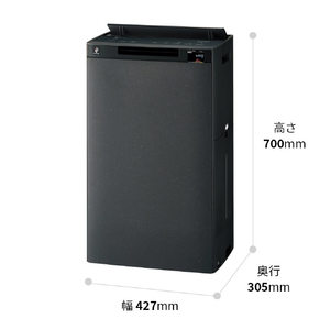シャープ 加湿空気清浄機 グレー系 KI-WX100-H-イメージ3