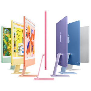 Apple 24インチiMac Retina 4．5Kディスプレイモデル： 10コアCPUと10コアGPUを搭載したApple M4チップ, 16GB, 256GB SSD ピンク MWV43J/A-イメージ4