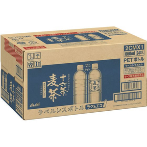 アサヒ飲料 十六茶麦茶 ラベルレスボトル 660ml×24本 FCA6817-イメージ2