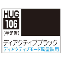 GSIクレオス 水性ガンダムSEEDカラー HUG106 ディアクティブブラック(10ml) HUG106ﾃﾞｲｱｸﾃｲﾌﾞﾌﾞﾗﾂｸ