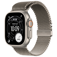 Apple Apple Watch Ultra 3(GPS + Cellularモデル)- 49mm Apple Watch Ultra 3 ナチュラルチタニウムケースとナチュラルチタニウムミラネーゼループ - S MEWW4J/A
