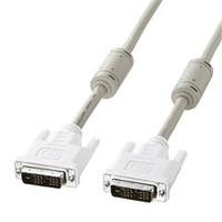 サンワサプライ DVIケーブル(シングルリンク) ホワイト KC-DVI-5K