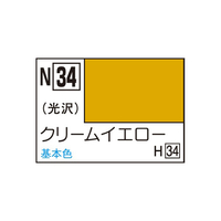 GSIクレオス アクリジョン クリームイエロー ｱｸﾘｼﾞﾖﾝN34ｸﾘ-ﾑｲｴﾛ-N