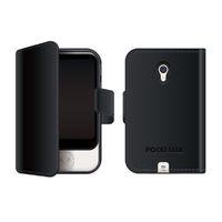 ポケトーク POCKETALK(ポケトーク) S用手帳型ケース ブラック ﾎﾟｹﾄ-ｸSﾃﾁﾖｳｹ-ｽｸﾛPTS-NBK