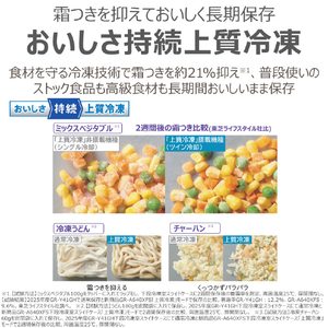 東芝 【フレンチドア】595L 6ドア 冷凍冷蔵庫 VEGETA フロストホワイト GR-A600XFS(TW)-イメージ15