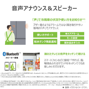 東芝 【フレンチドア】595L 6ドア 冷凍冷蔵庫 VEGETA フロストホワイト GR-A600XFS(TW)-イメージ20