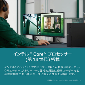 DELL デスクトップパソコン Dell スリム ECS1250 ブラック SD40-GHM3D-イメージ2