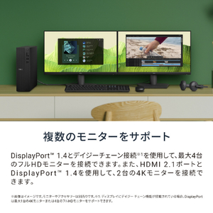 DELL デスクトップパソコン Dell スリム ECS1250 ブラック SAD50-GHM3D-イメージ7