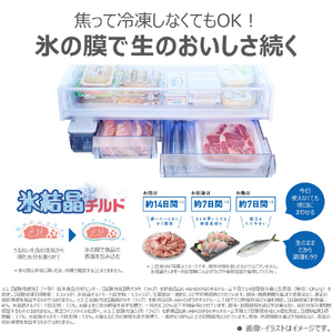 東芝 【フレンチドア】643L 6ドア 冷凍冷蔵庫 VEGETA フロストホワイト GR-A640XFS(TW)-イメージ12