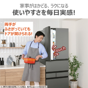 東芝 【フレンチドア】643L 6ドア 冷凍冷蔵庫 VEGETA フロストホワイト GR-A640XFS(TW)-イメージ8