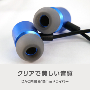 e angle USB Type-C有線イヤホン ブラック ANGV-EPC10-A-BK-イメージ3