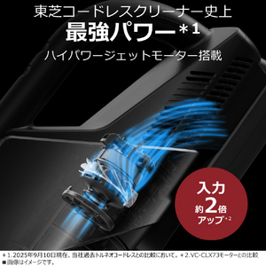 東芝 コードレスクリーナー TORNEO cordless トルネオ コードレス シフォンベージュ VC-CLZ74DS(C)-イメージ17
