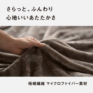 パナソニック 電気しき毛布(シングルSサイズ) ブラウン DB-UM11S-T-イメージ5