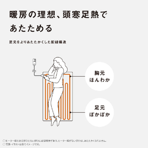 パナソニック 電気しき毛布(シングルSサイズ) ブラウン DB-UM11S-T-イメージ9