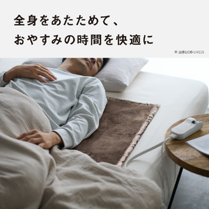 パナソニック 電気しき毛布(シングルSサイズ) グリーン DB-U13T-G-イメージ4