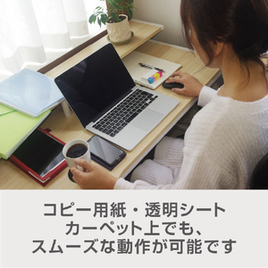 e angle Bluetoothワイヤレスマウス ブラック ANGL-CSMBT3-A-BK-イメージ6