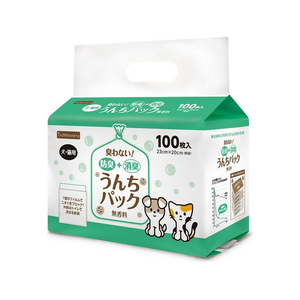 ペットライブラリー 防臭+消臭!うんちパック 100枚 FCJ163J-イメージ1