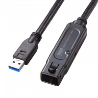 サンワサプライ USB3．2アクティブリピーターケーブル(抜け止めロック機構付き) 10m KB-USB-RLK310