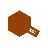 タミヤ エナメル X-34 メタリックブラウン TｴﾅﾒﾙX34N