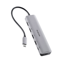 エレコム USB Type-C(TM)6in1ドッキングステーション シルバー DST-M060BPSV