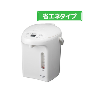パナソニック 沸騰ジャーポット(3．0L) ホワイト NC-BJ305-W-イメージ1