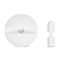 aglow Apple Pencil用キャップカバー&台座セット ホワイト IQ-AP-CV-WH