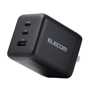 エレコム USB Power Delivery 100W AC充電器(C×2+A×1) ブラック MPA-AC104100BK-イメージ1