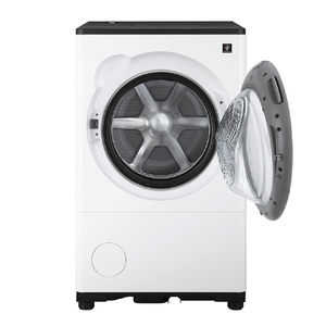 SHARP 8kgドラム洗濯機 ラスターホワイト ES-8XS1-WR-イメージ4